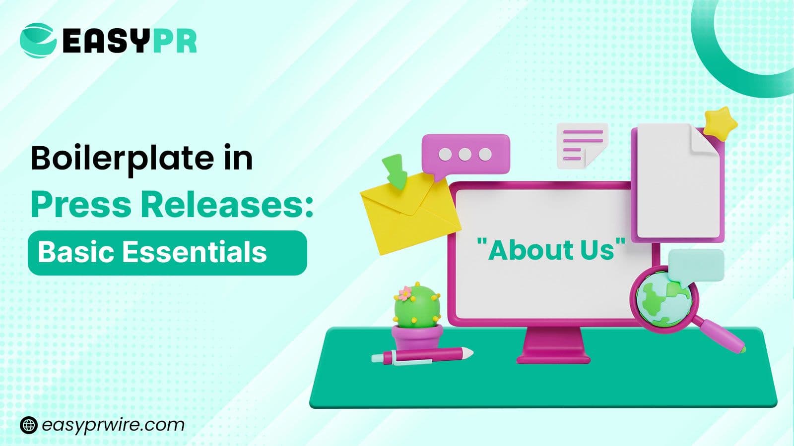 About Us section in Press Release, Press Release Boilerplate